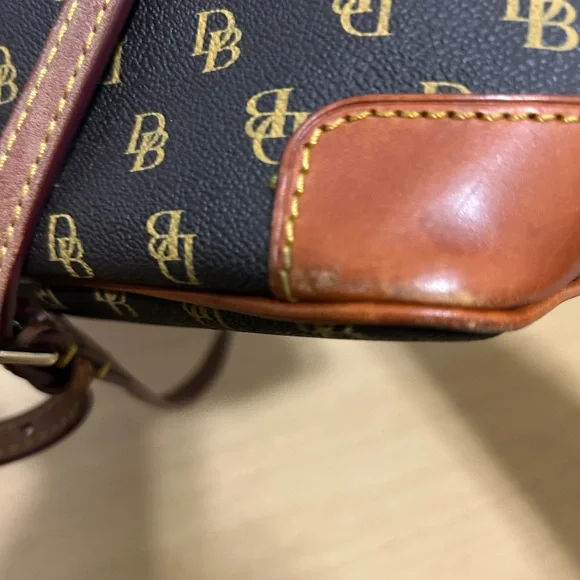 Dooney & Bourke Black and Brown Crossbody Bag - Picture 8 of 16
